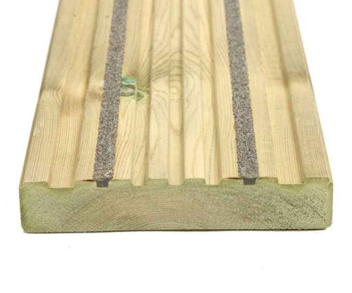 Q-grip Canterbury style decking slip resistant harrow London