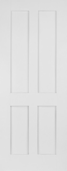 Mendes Doors - White Primed Shaker 4 Panel